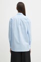 Одяг Бавовняна сорочка Fiorucci Angel Embroidered Relaxed Fit U02SPTLO055CO02BL02 блакитний