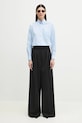 Fiorucci pamut ing Angel Embroidered Relaxed Fit U02SPTLO055CO02BL02 kék