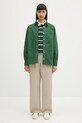 Lacoste koszula jeansowa BF2125 zielony