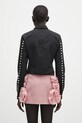 Odzież AMBUSH koszula bawełniana Fitted Pearl Button Shirt 12115377 czarny