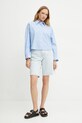 Ivy Oak camicia in cotone BRITTNEY IO112354 blu SS25