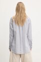 Одяг Сорочка GANNI Yarn Dyed Stripe W0312 блакитний