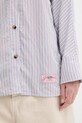 Сорочка GANNI Yarn Dyed Stripe блакитний W0312