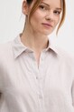 Sisley cămașă de in gri 5BMLLQ08U