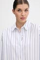 Bavlněná košile Abercrombie & Fitch bílá KI140.5150.106