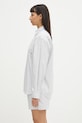 Sporty & Rich camicia in cotone Src Oversized SI006606302ST71 bianco SS25