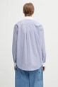 Clothing Sporty & Rich cotton shirt Src Oversized SI019606302ST02 blue