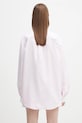 Odjeća Pamučna košulja Sporty & Rich H&W Crest Oversized Oxford SI025620243ST64 roza