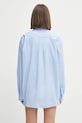 Clothing Sporty & Rich cotton shirt Src Oversized SI006602302ST08 blue