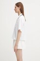 Sporty & Rich koszula bawełniana Src Sailor SI023602302WH01 biały SS25