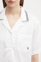 Bavlnená košeľa Sporty & Rich Src Sailor biela SI023602302WH01