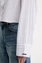 KSUBI koszula bawełniana cropped astra WSP25SH004 niebieski