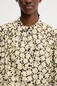 Бавовняна сорочка Maison Kitsuné Maxi Sleeve чорний OW00417WC5048