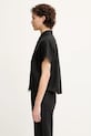 Samsoe Samsoe camicia di lino MINA F23900009 nero SS25