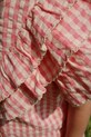 Konges Sløjd koszula bawełniana dziecięca KIM FRILL SS SHIRT GOTS KS102306