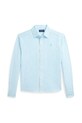 Παιδικό λινό πουκάμισο Polo Ralph Lauren επίσημη μπλε 313964539002