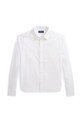 Παιδικό λινό πουκάμισο Polo Ralph Lauren μακρύ λευκό 313964549001