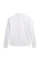 Παιδικό λινό πουκάμισο Polo Ralph Lauren 313964549001 λευκό SS25
