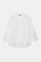 United Colors of Benetton koszula bawełniana dziecięca bawełna biały 5EW7CQ044.G.Seasonal