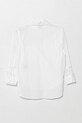 United Colors of Benetton camicia di cotone per bambini 5EW7CQ044.G.Seasonal bianco SS25