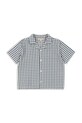 Konges Sløjd koszula bawełniana dziecięca KIM SS SHIRT GOTS KS102301 niebieski SS25