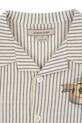 Košile Konges Sløjd ELLIOT SS SHIRT GOTS modrá KS103069