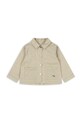Πουκάμισο Konges Sløjd FRANKIE OVER SHIRT GOTS KS103249 μπεζ SS25