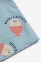 Bavlnená košeľa pre bábätká Bobo Choses Morning Egg modrá 125AB026