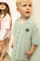 That's mine koszula dziecięca bawełniana Ino zielony 152161