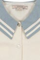 Konges Sløjd camasa de bumbac pentru copii CELEBRATION SAILOR SHIRT GOTS bej KS103565