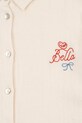 Konges Sløjd koszula bawełniana dziecięca RHW X KS BELLA SHIRT GOTS beżowy KS103591