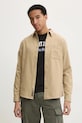 Bavlnená košeľa Tommy Jeans jednofarebný zelená DM0DM20669
