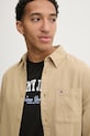Bavlnená košeľa Tommy Jeans zelená DM0DM20669