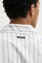 MSGM camasa din bumbac 3840ME17X.257052 alb