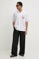 MSGM camasa din bumbac 3840ME06X.257100 alb SS25