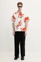 MSGM camasa din bumbac 3840ME12.257051 alb SS25