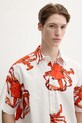 MSGM camasa din bumbac alb 3840ME12.257051