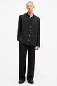 AllSaints camasa din bumbac FOSTER M004PB negru