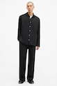 AllSaints koszula bawełniana FOSTER M004PB czarny