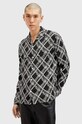 Рубашка AllSaints GRID узор чёрный M025SB
