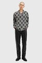 Рубашка AllSaints GRID чёрный M025SB