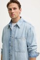Джинсовая рубашка Calvin Klein Jeans J30J327021 голубой