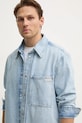 Rifľová košeľa Calvin Klein Jeans J30J327021 modrá