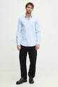 Odzież Calvin Klein koszula K10K113854 niebieski