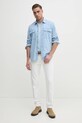Jeans srajca BOSS 50527795 modra SS25