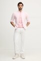 Одежда Хлопковая рубашка Polo Ralph Lauren 710953710 розовый