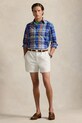 Одежда Хлопковая рубашка Polo Ralph Lauren 710960639 голубой