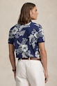 Bombažen polo Polo Ralph Lauren 710956684 črna SS25