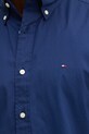 Tommy Hilfiger koszula bawełniana MW0MW37550 granatowy