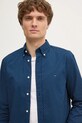 Бавовняна сорочка Tommy Hilfiger темно-синій MW0MW37554